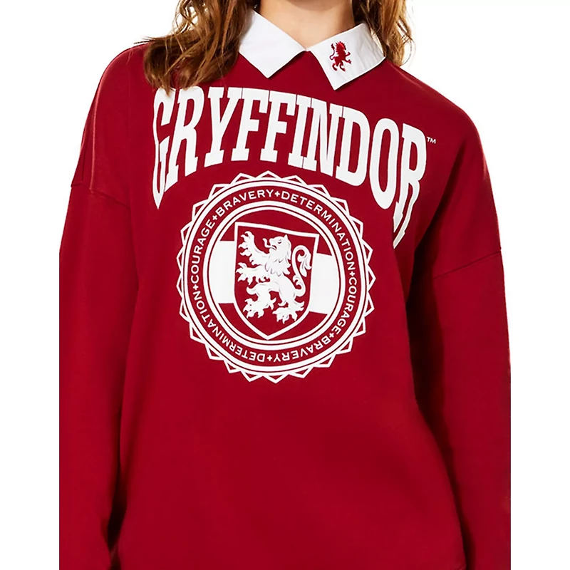 Gryffindor Collared Crewneck - Harry Potter