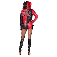 Adult Harley Quinn Faux Leather Jacket - DC Villains