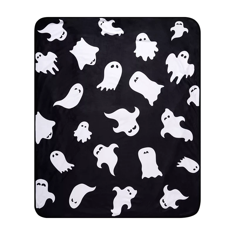 Ghost Print Fleece Blanket