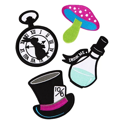 Alice in Wonderland Patch Set - 4 Pack