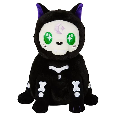 Squishable Snacker Witchy Skeleton Cat Plush