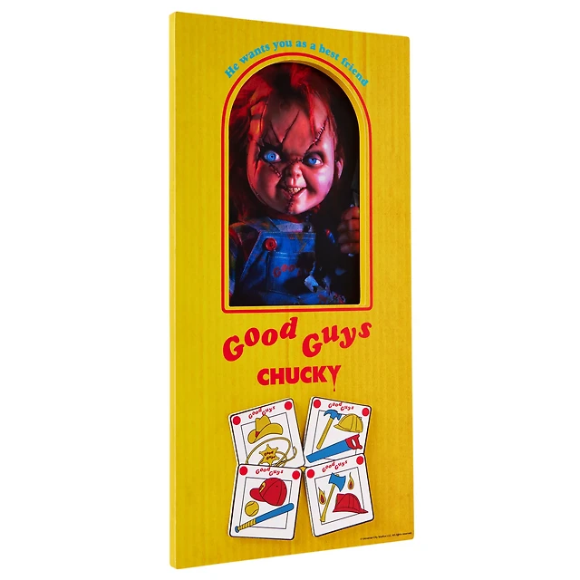 Spencer's Good Guy Doll Lenticular Sign Chucky Arden Fair