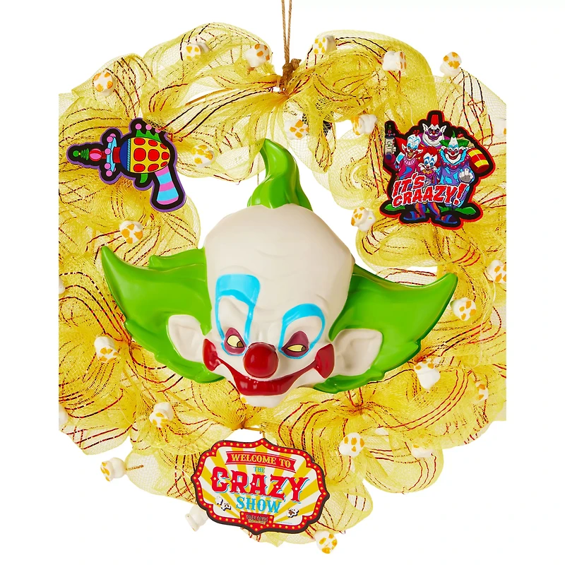 The Crazy Show Wreath - Killer Klowns from Outer Space
