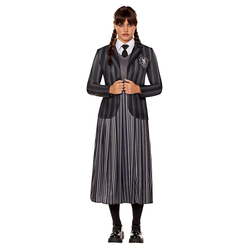 Adult Nevermore Uniform Costume - Wednesday