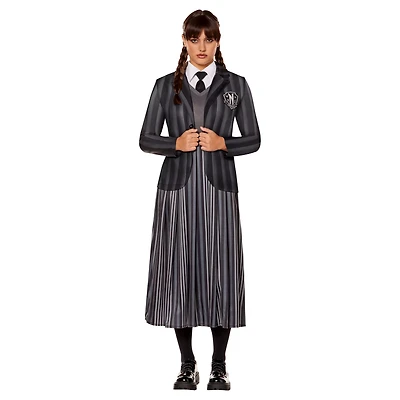 Adult Nevermore Uniform Costume - Wednesday