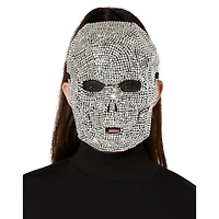 Skeleton Rhinestone Half Mask