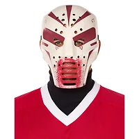 Blood Splattered Hockey Half Mask
