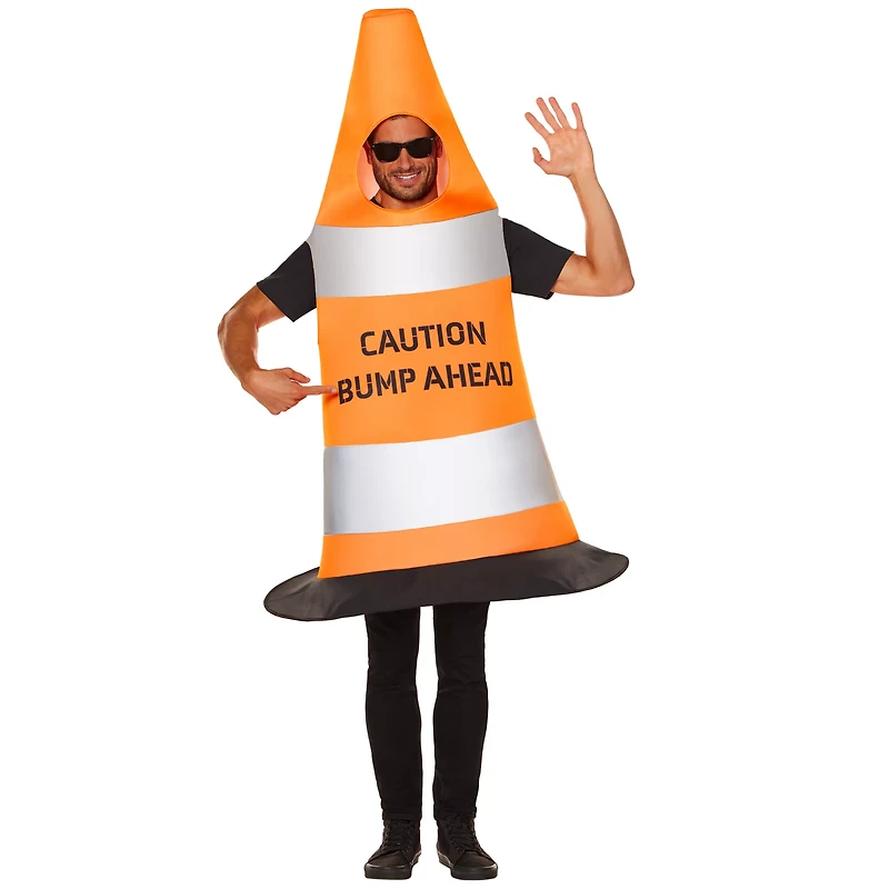 Adult Traffic Cone Costume