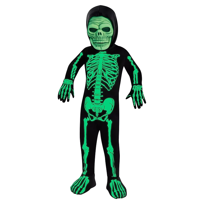 Toddler Glow the Dark Skeleton Costume