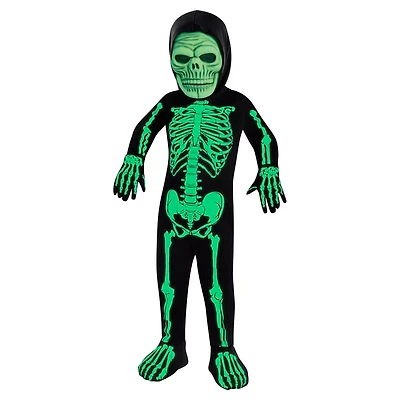 Toddler Glow the Dark Skeleton Costume
