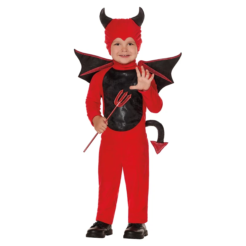 Toddler Devil Jumpsuit Costume