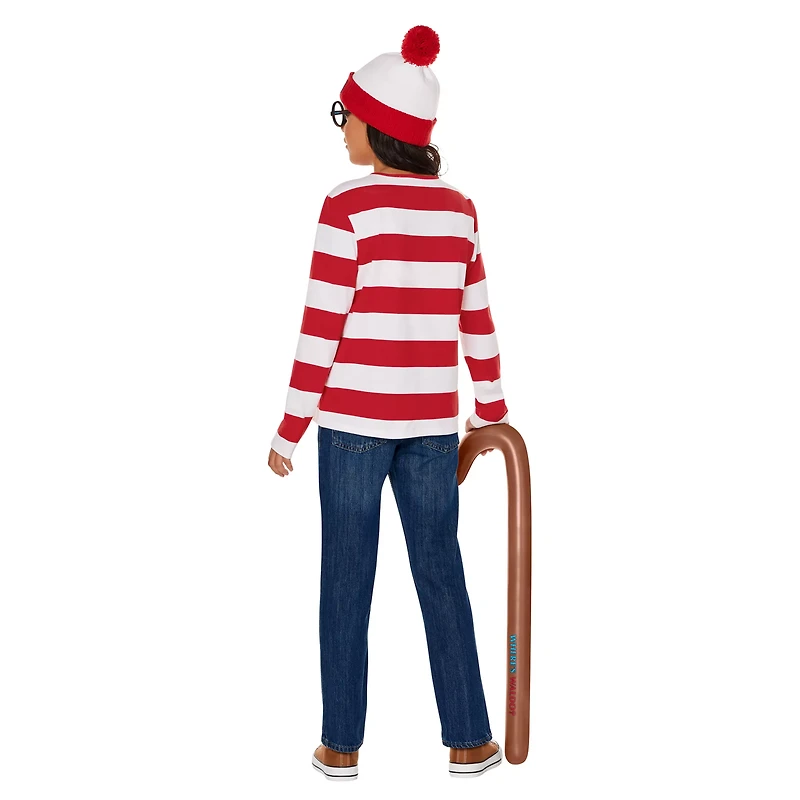 Kids Where's Waldo Costume Kit