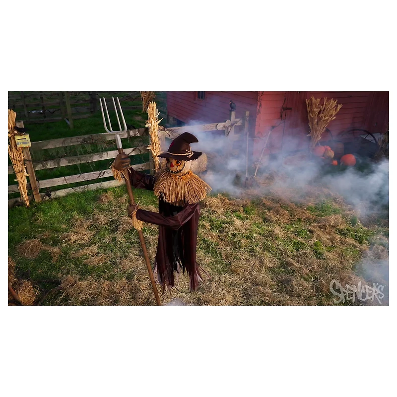 7 Ft 10 In Mack Straw Animatronic