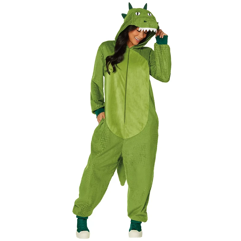Adult Crocodile Jumpsuit Costume