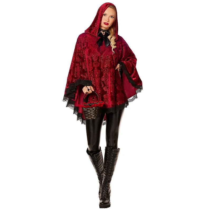 Adult Little Red Riding Hood Poncho