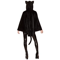Adult Cat Poncho with Hood