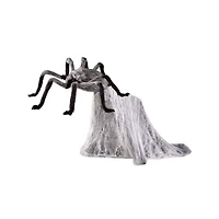 1 Ft 9 In LED Gray Jumping Spider Animatronic