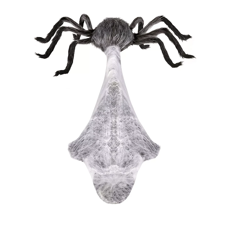 1 Ft 9 In LED Gray Jumping Spider Animatronic