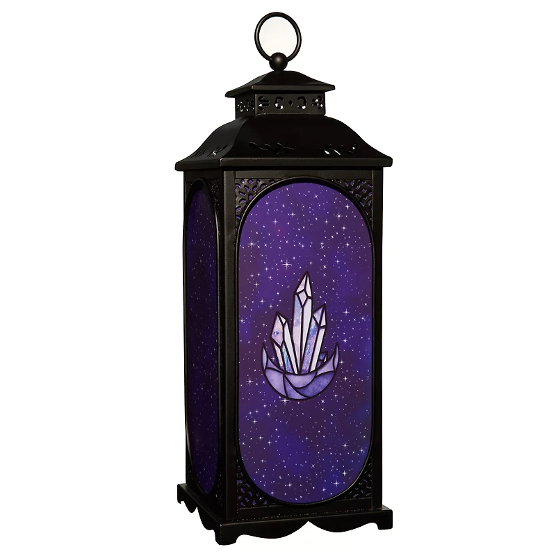 Mystical Arts Purple Crystal Lantern