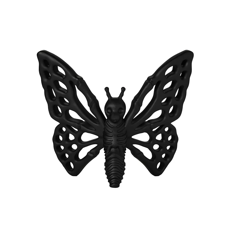 Mystical Arts Black Moth Tabletop Statue