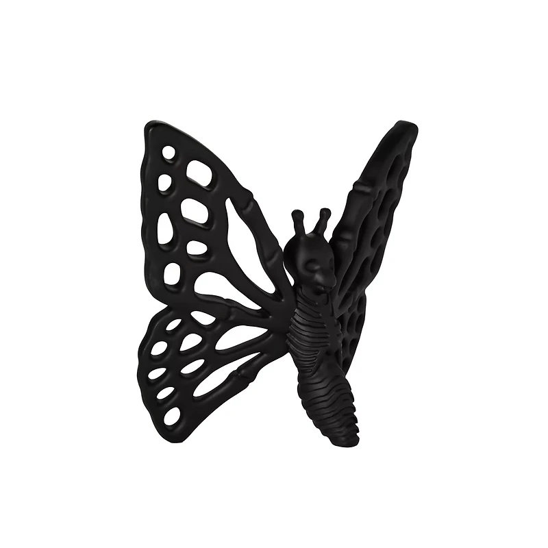 Mystical Arts Black Moth Tabletop Statue