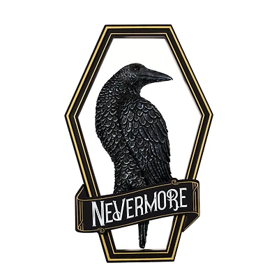 Gothic Noir Nevermore Raven Sign