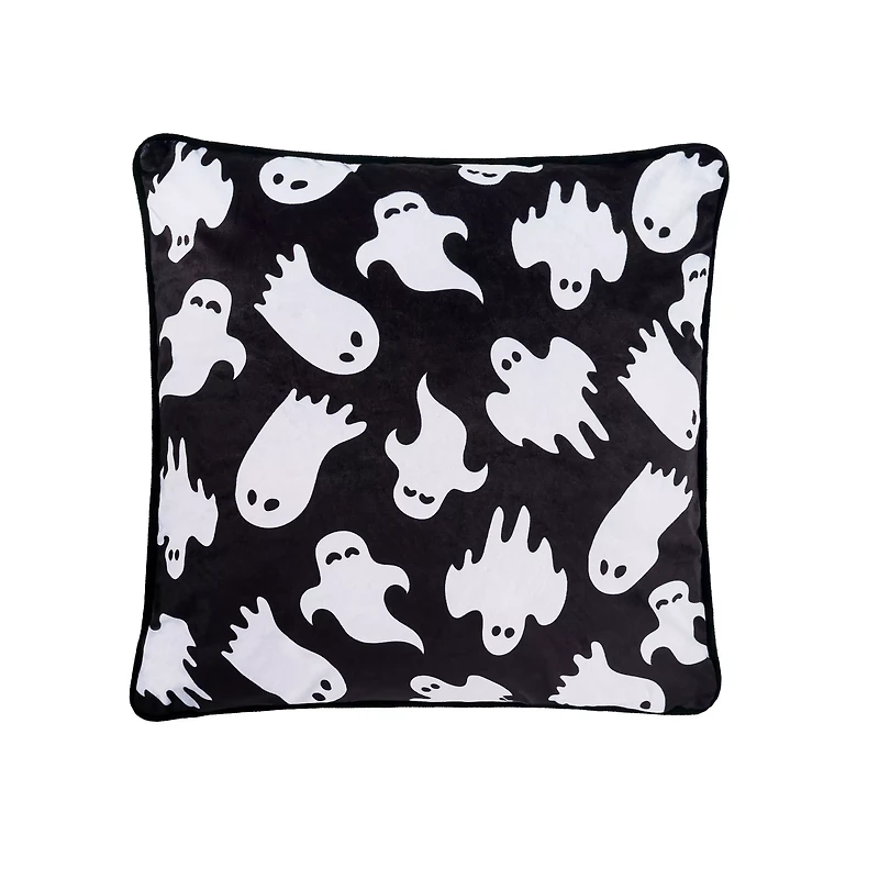 Ghost Print Pillow Cover