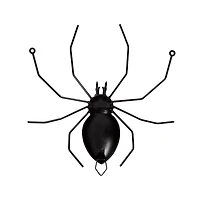 Gothic Noir Spider Wall Decor