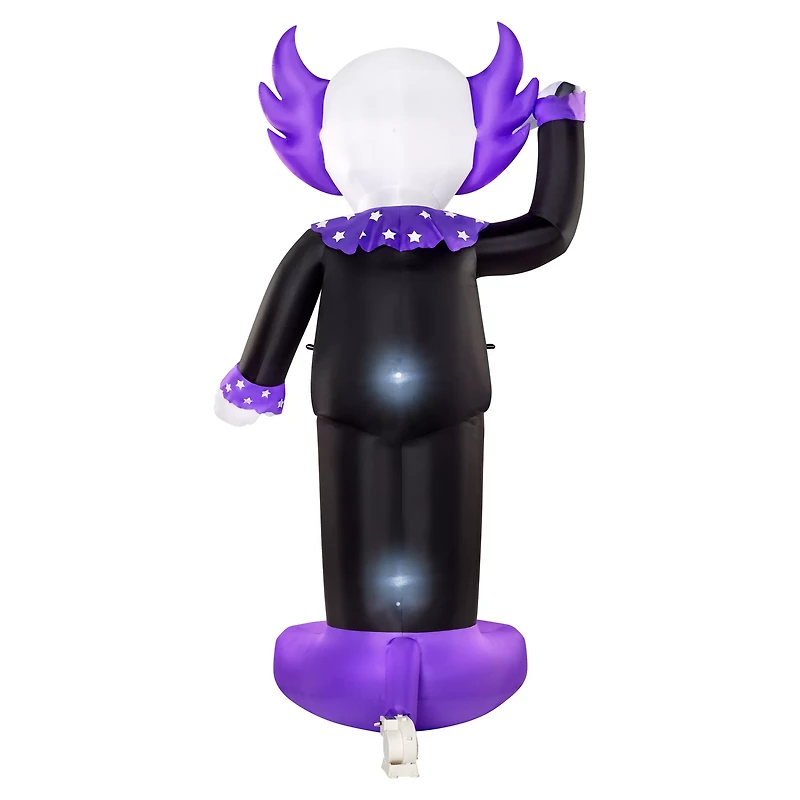 8 Ft. Spinning Eye Clown Light-Up Inflatable Decoration