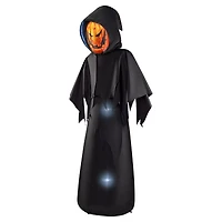 6 Ft. Masked Hooded Figure Light-Up Inflatable Decoration