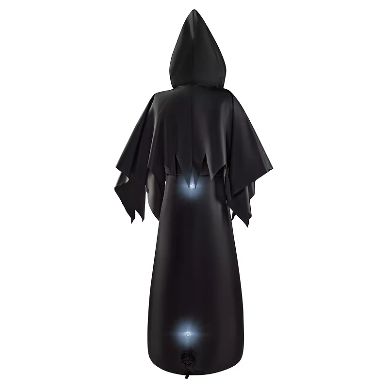 6 Ft. Masked Hooded Figure Light-Up Inflatable Decoration