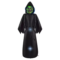 6 Ft. Masked Hooded Figure Light-Up Inflatable Decoration