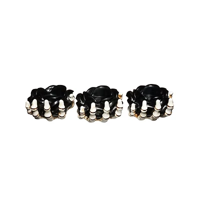 Multi-Pack Skeleton Hands Rose Candle Holder Set - 3 Pack