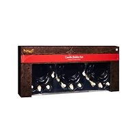 Multi-Pack Skeleton Hands Rose Candle Holder Set - 3 Pack