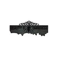Gothic Noir Beauty in Darkness Sign