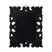 Gothic Noir Velvet Raven Skull Sign