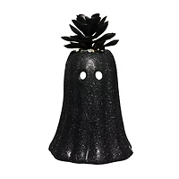 Black Glitter Ghost Faux Succulent