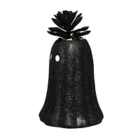 Black Glitter Ghost Faux Succulent