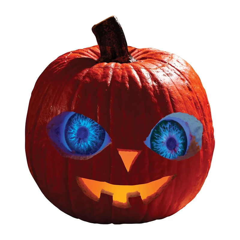 Blue Pumpkin Eyes