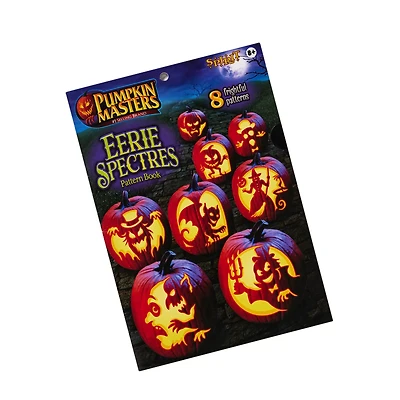 Eerie Specters Pumpkin Stencil Book