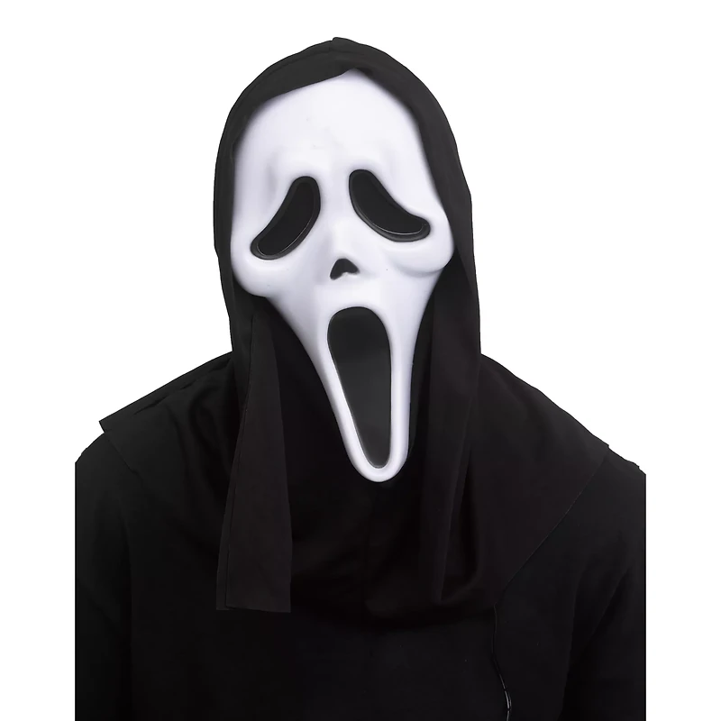 Light-Up Ghost Face Color Changing Half Mask