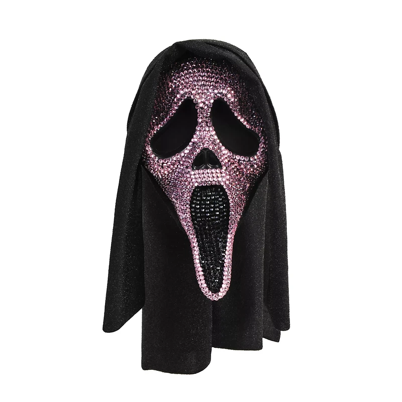 Ghost Face Pink Bling Full Mask