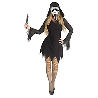 Adult Ghost Face Bling Dress Costume