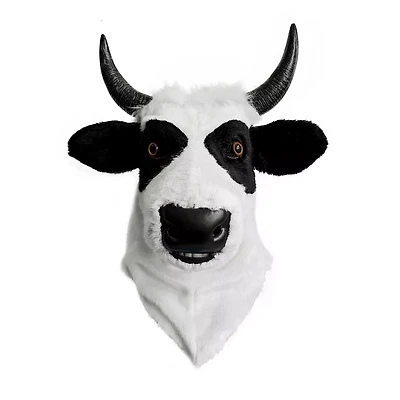 Cow Moving Mouth Full Mask