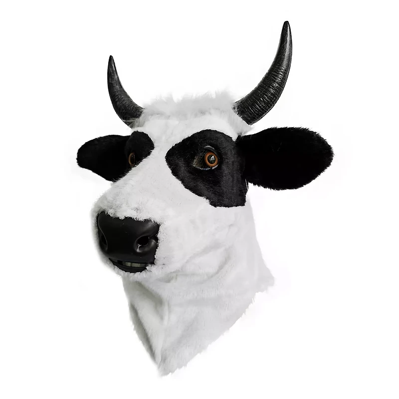 Cow Moving Mouth Full Mask