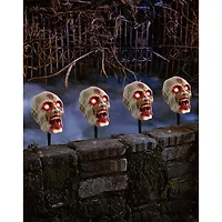Zombie Head Pathway Markers