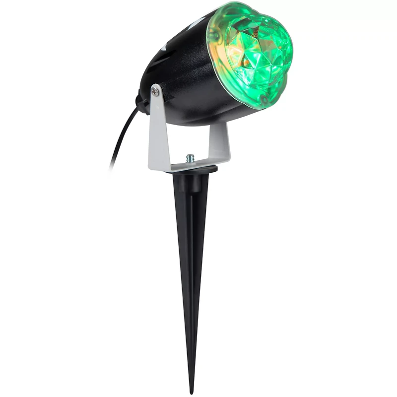 Green Fire and Ice Light Projector