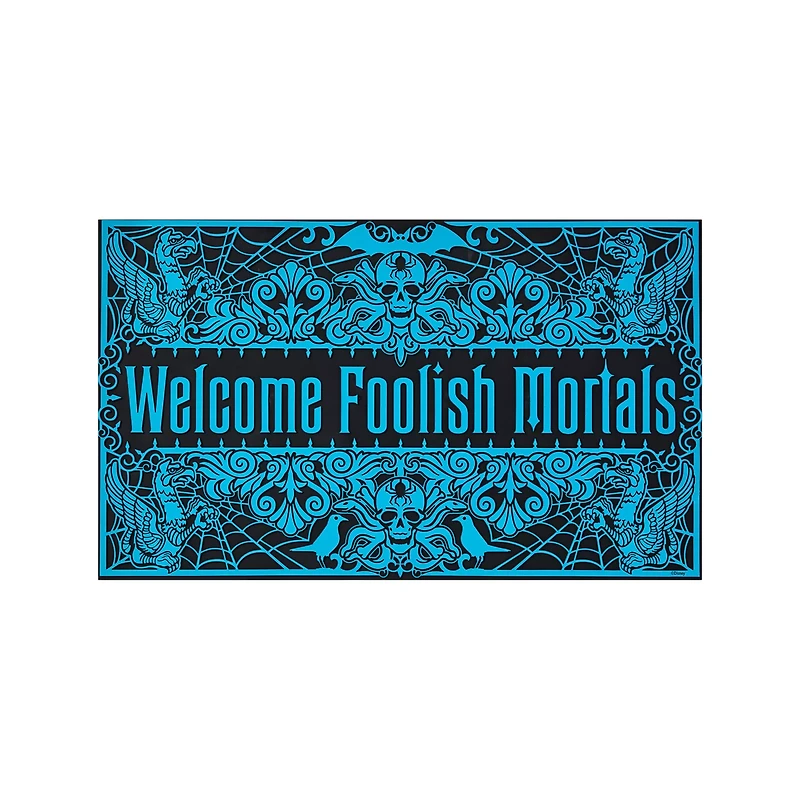 Welcome Foolish Mortals Doormat - Disney The Haunted Mansion