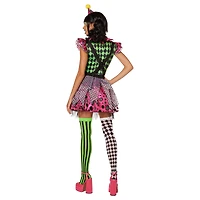 Adult Neon Clown Costume