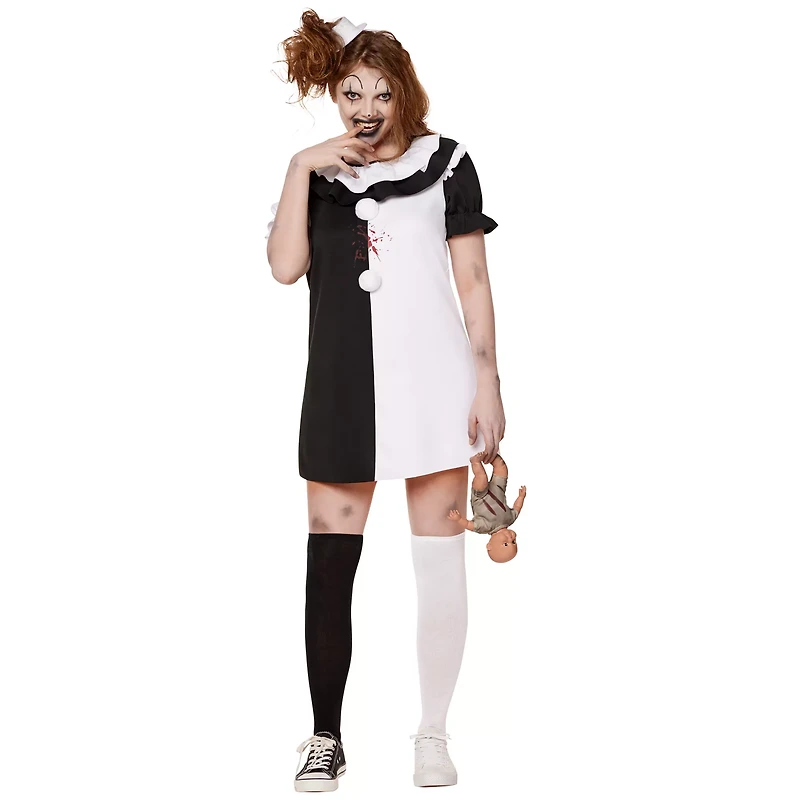 Adult Little Pale Girl Costume - Terrifier
